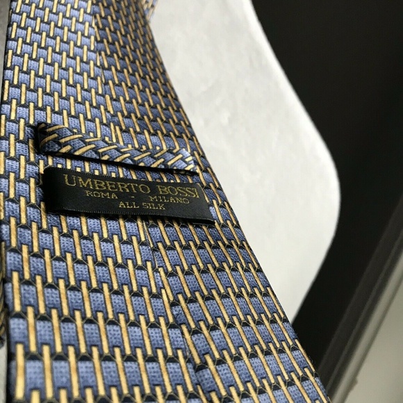 Umberto Bossi Handmade All-Silk Executive Tie - Picture 3 of 8